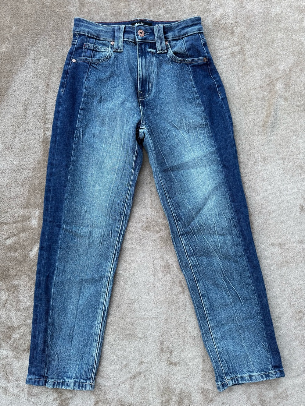 Edgely two-tone taper ankle Jeans